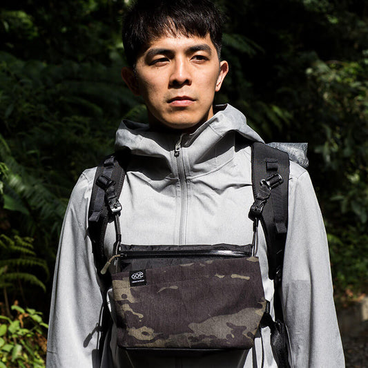 SLASH Sacoche 斜槓包-黑夜迷彩 | 輕量化機能斜背包 / 胸前包