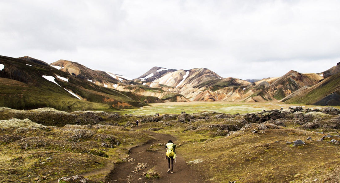 hiking in the nature